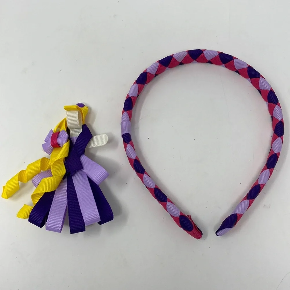 Headband and Rapunzel ribbon set